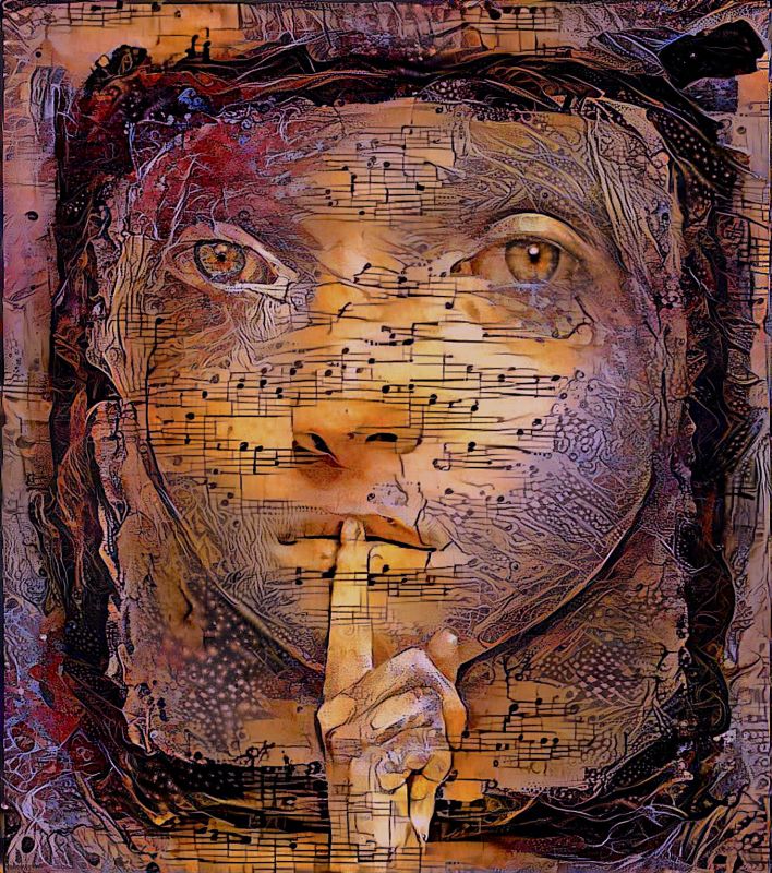 Shhhh..listen to the symphony of life playing inside your head by Bill Walker