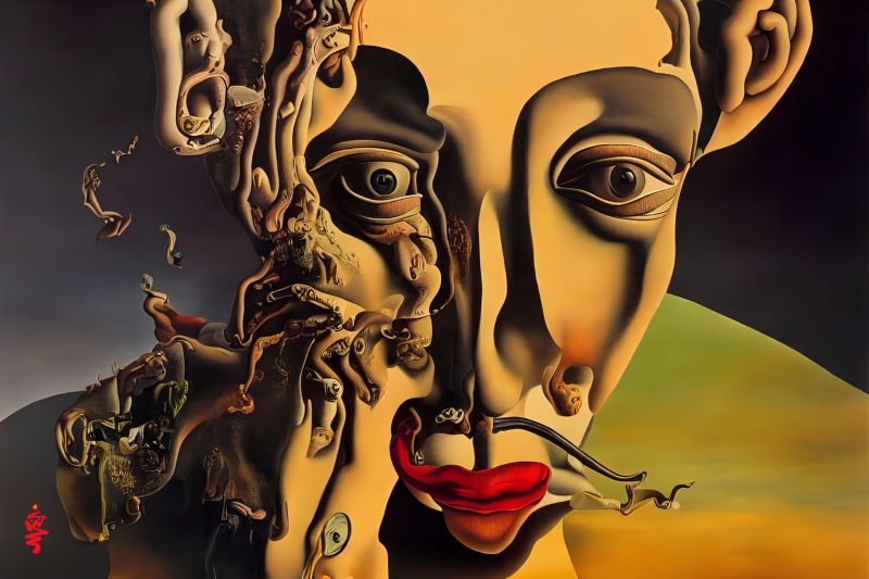 Xg11522-19 (Shades of Salvador Dali) by Bill Walker