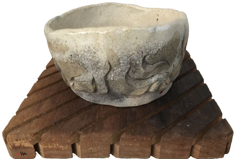 Reddot finds my old raku tea bowl by Bill Walker